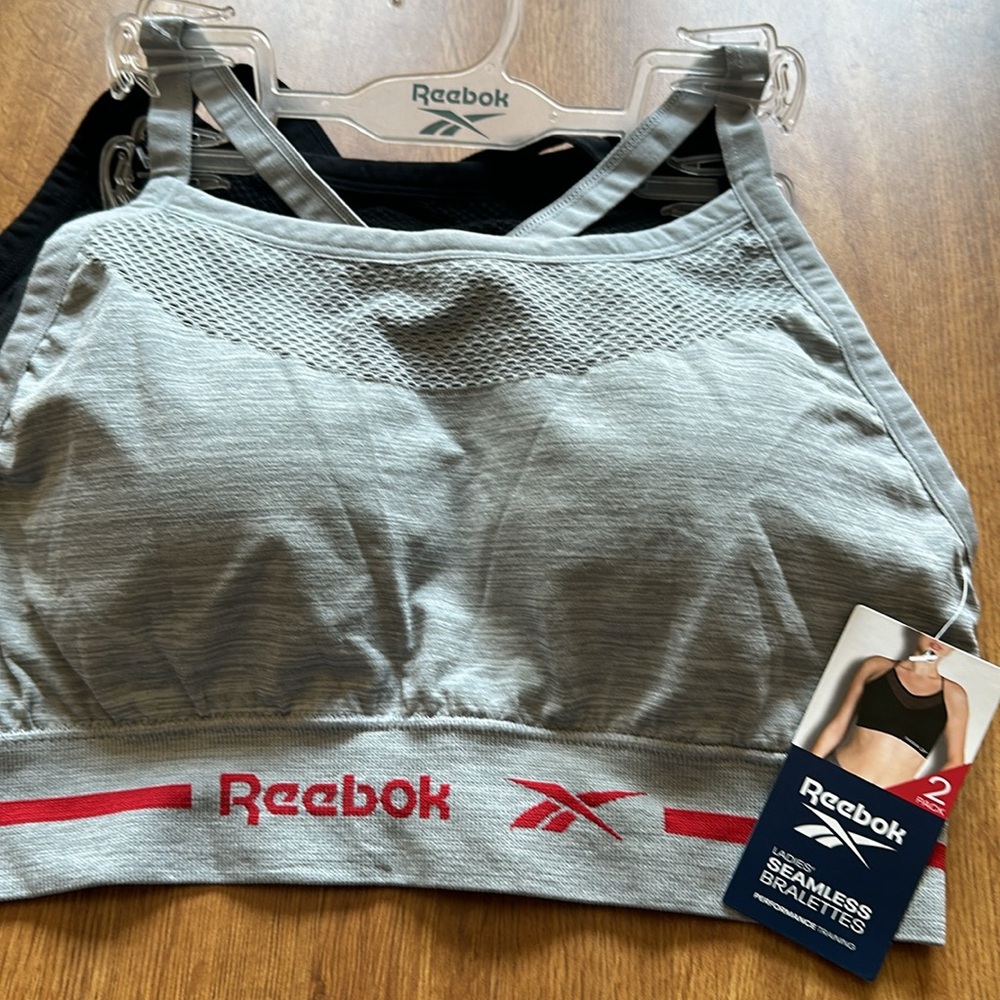 Reebok Seamless Bralettes Performance Training- 2 pack
